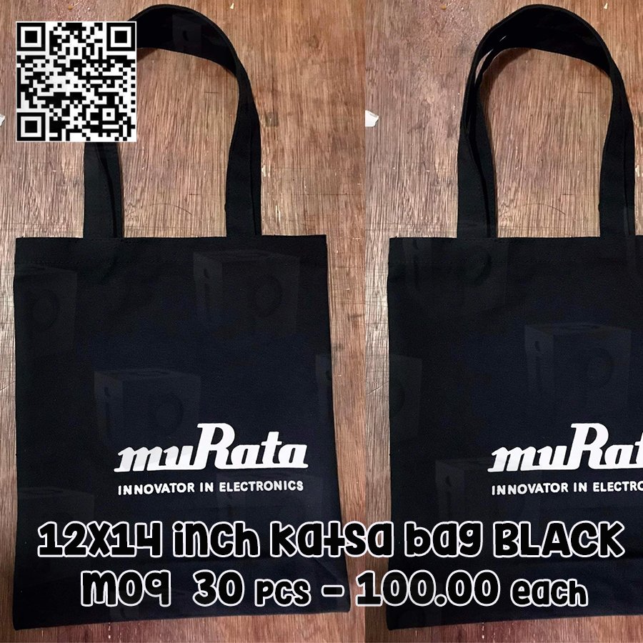 Katsa Bag Black 12in x 14in