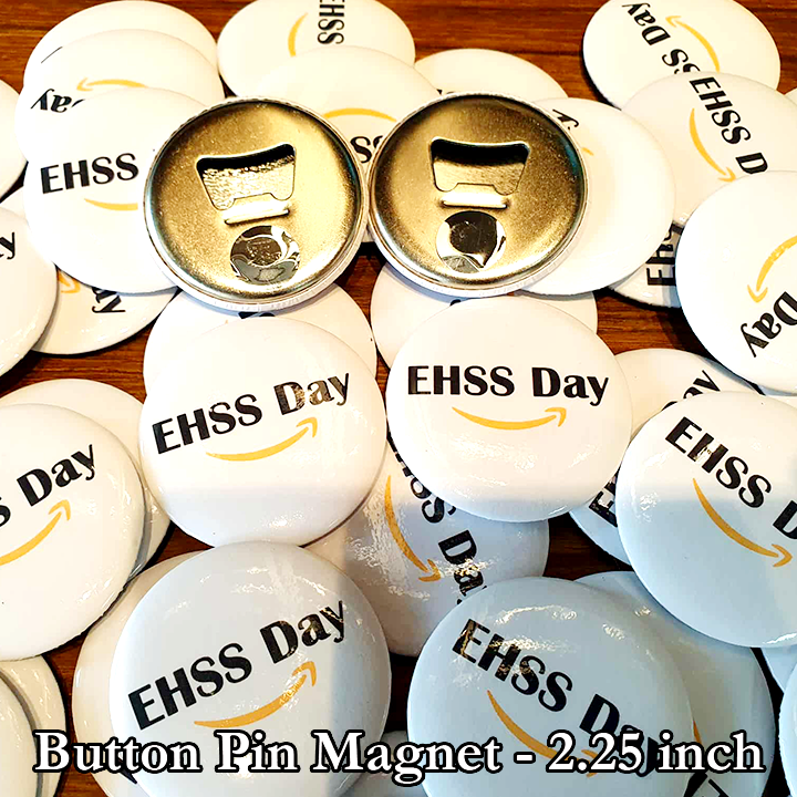 Button Pin Magnet 2.25 inches